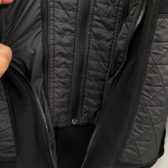 Lululemon Jacket FLEECY KEEN JACKET lll Reflective Winter Hoodie Black Size 8 - Picture 9 of 16